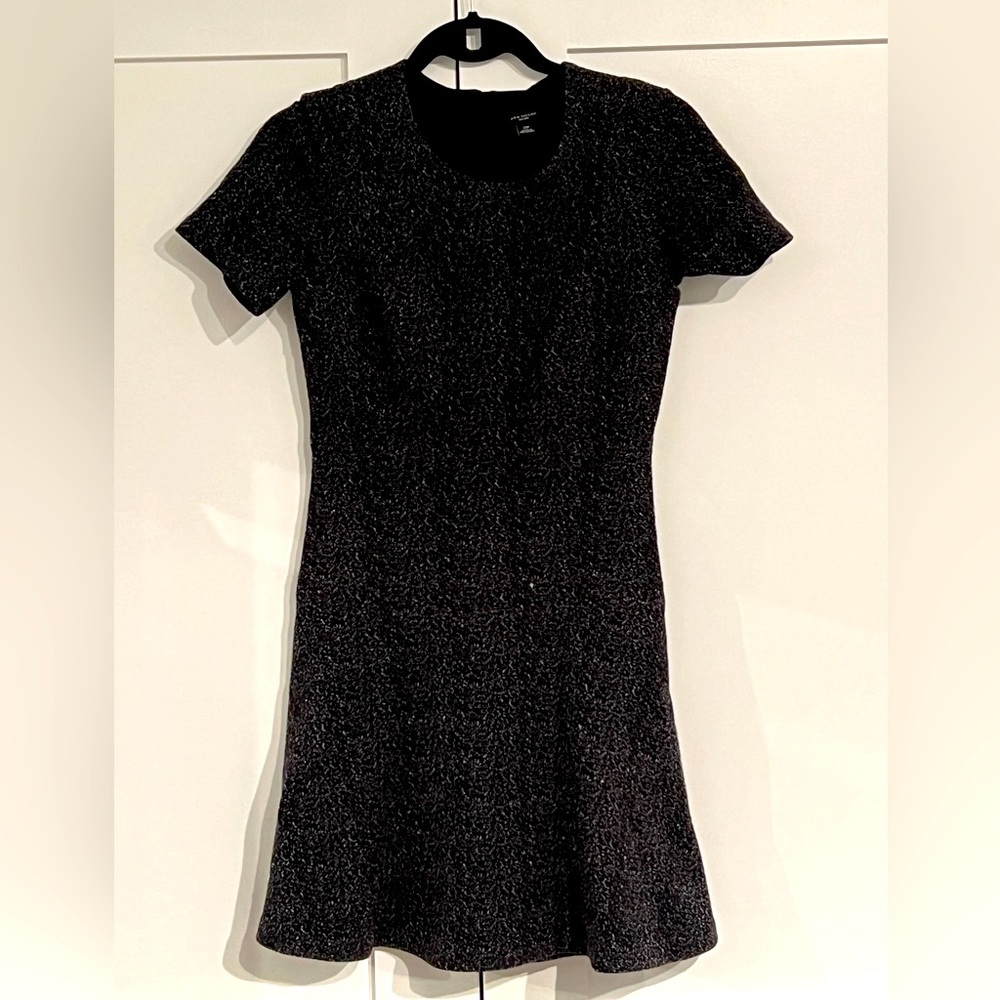 Ann Taylor Dark Speckled Slip Dress